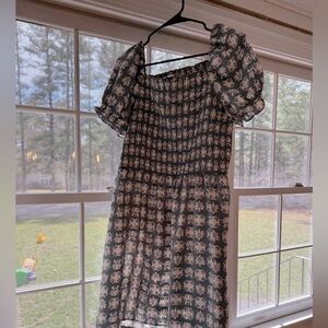 Floral Puff Sleeve Dress